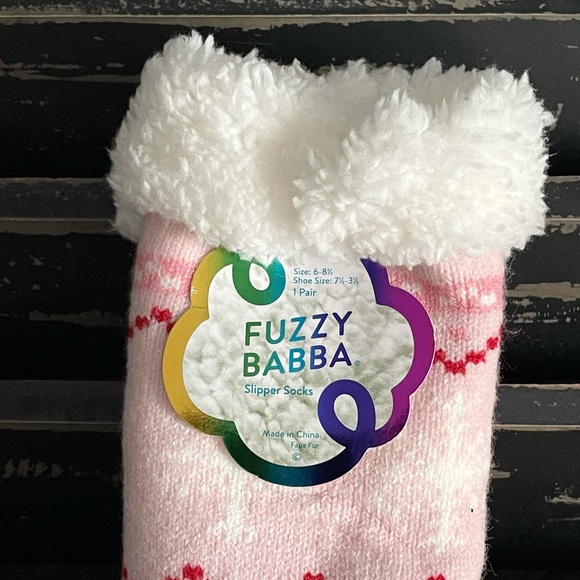 FUZZY BABBA Santa Slipper Socks - Picture 2 of 3